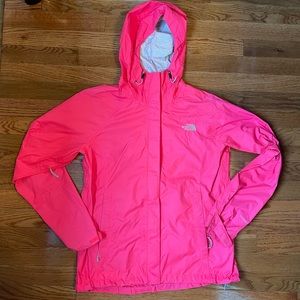 Women’s Northface Hyvent Windbreaker Jacket - Neon Pink M
